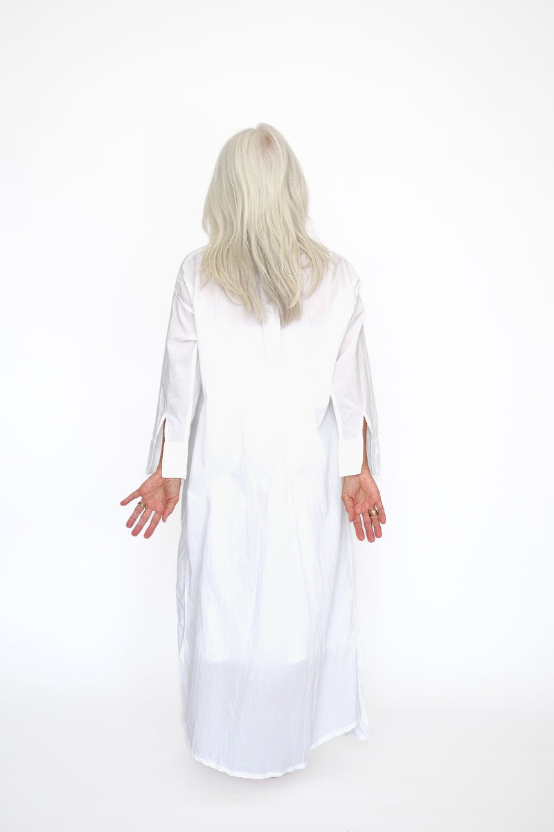 Domi Cotton Tunic in White – The Arc